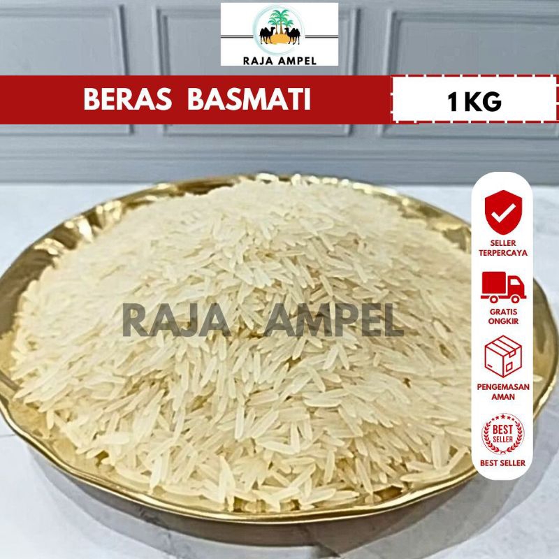 

Beras Basmati Abu Kass Premium 1kg Khas Timur Tengah Dari India Untuk Kebuli Kabsa Mandi Biryani