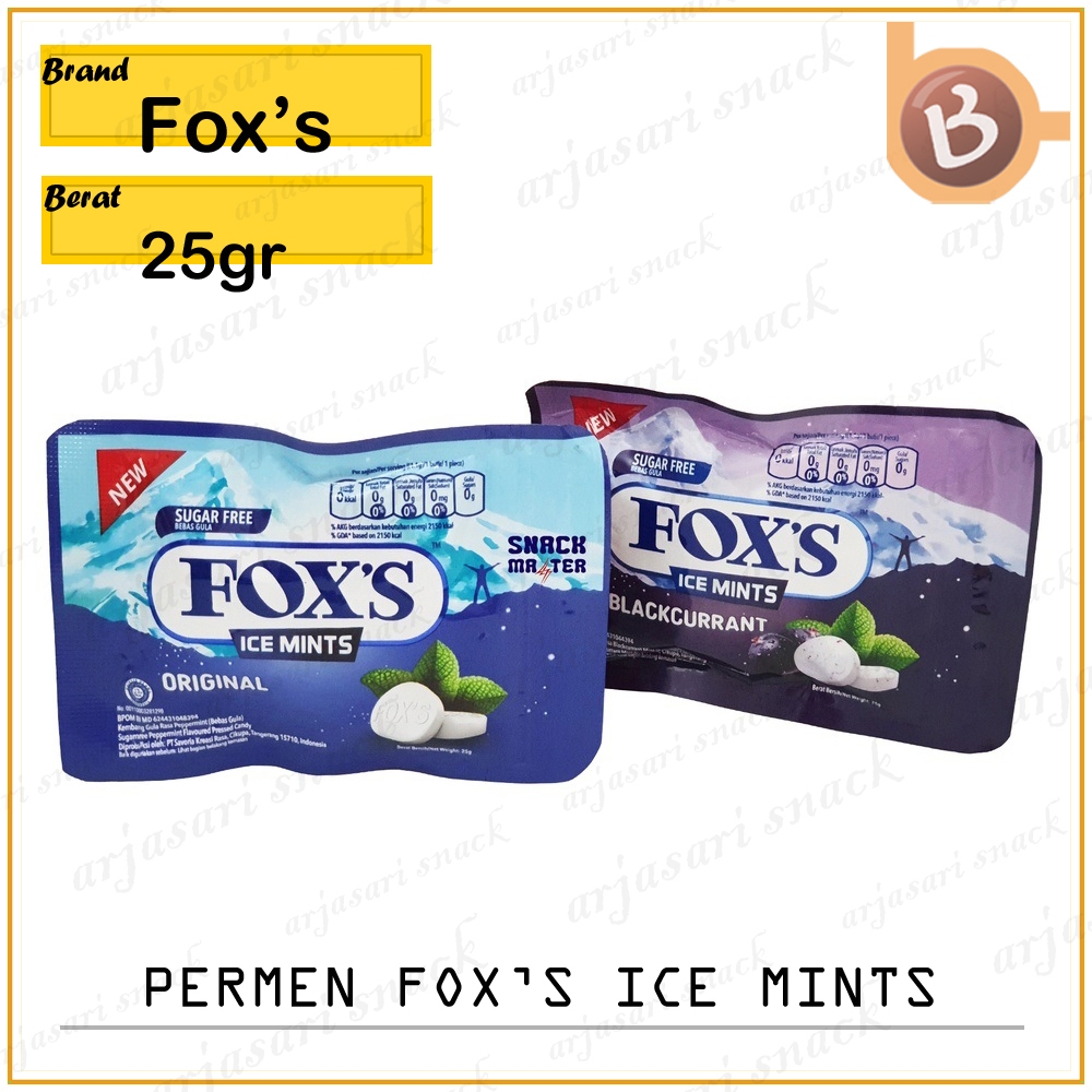 

Permen Foxs Ice Mints Original 25gr