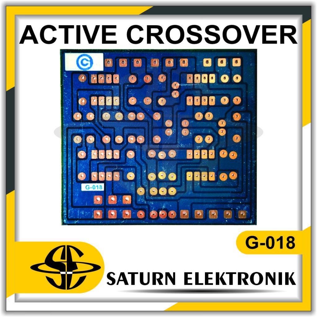 PCB Biasa Active Crossover G-018