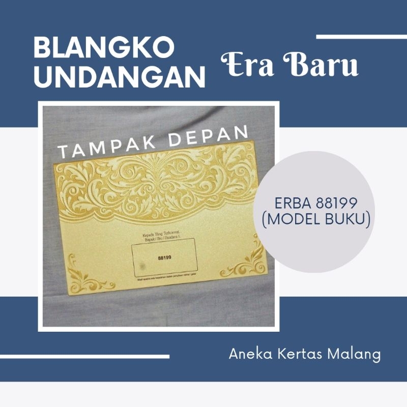 Blangko Undangan Erba 88199 (Cek Deskripsi)