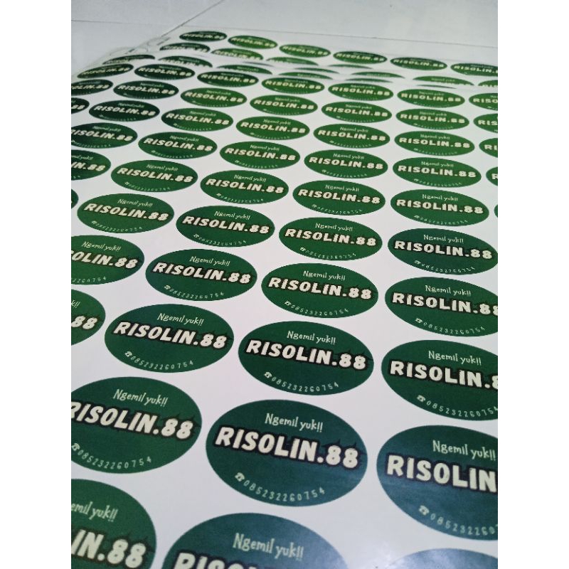 

stiker label produk murah langsung jadi