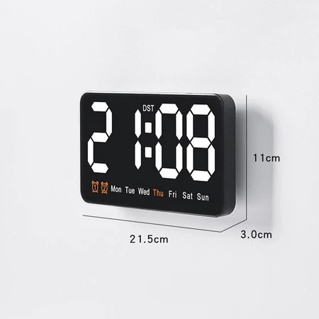 Tombliboos Jam Digital LED Besar Tampilan Jelas Dinding Meja & Kalender/Jam Meja Dinding Digital LED