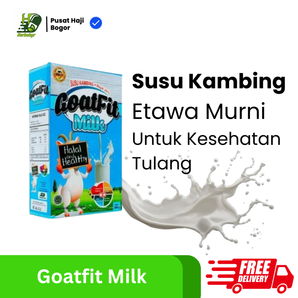 

GoatFit Milk Susu Kambing Etawa Plus Royal Jelly Original 200 Gram