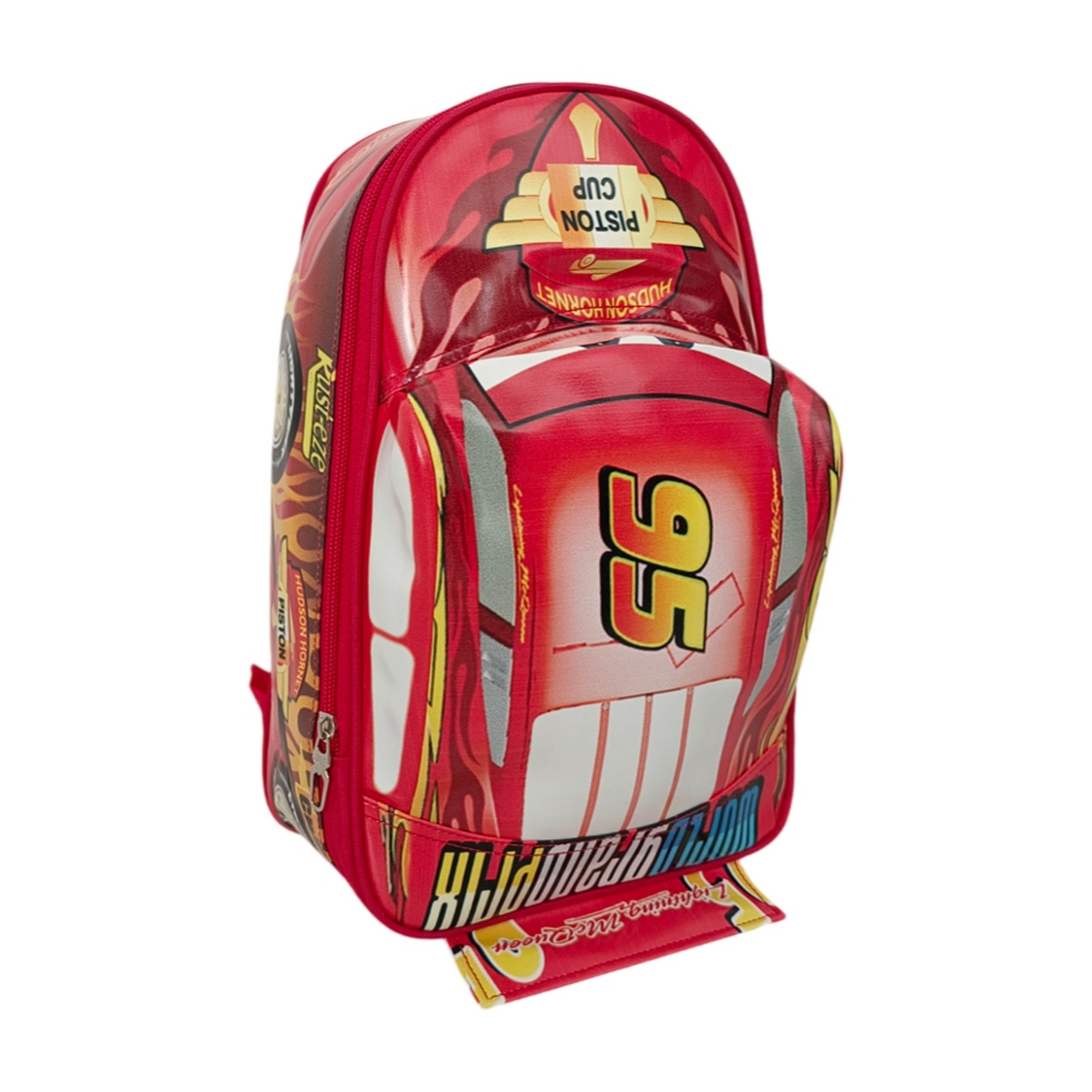 Tas Anak TK Karakter Mobil Batman Anti Air Bonus Botol Minum Tas Sekolah Anak Cowok Paud