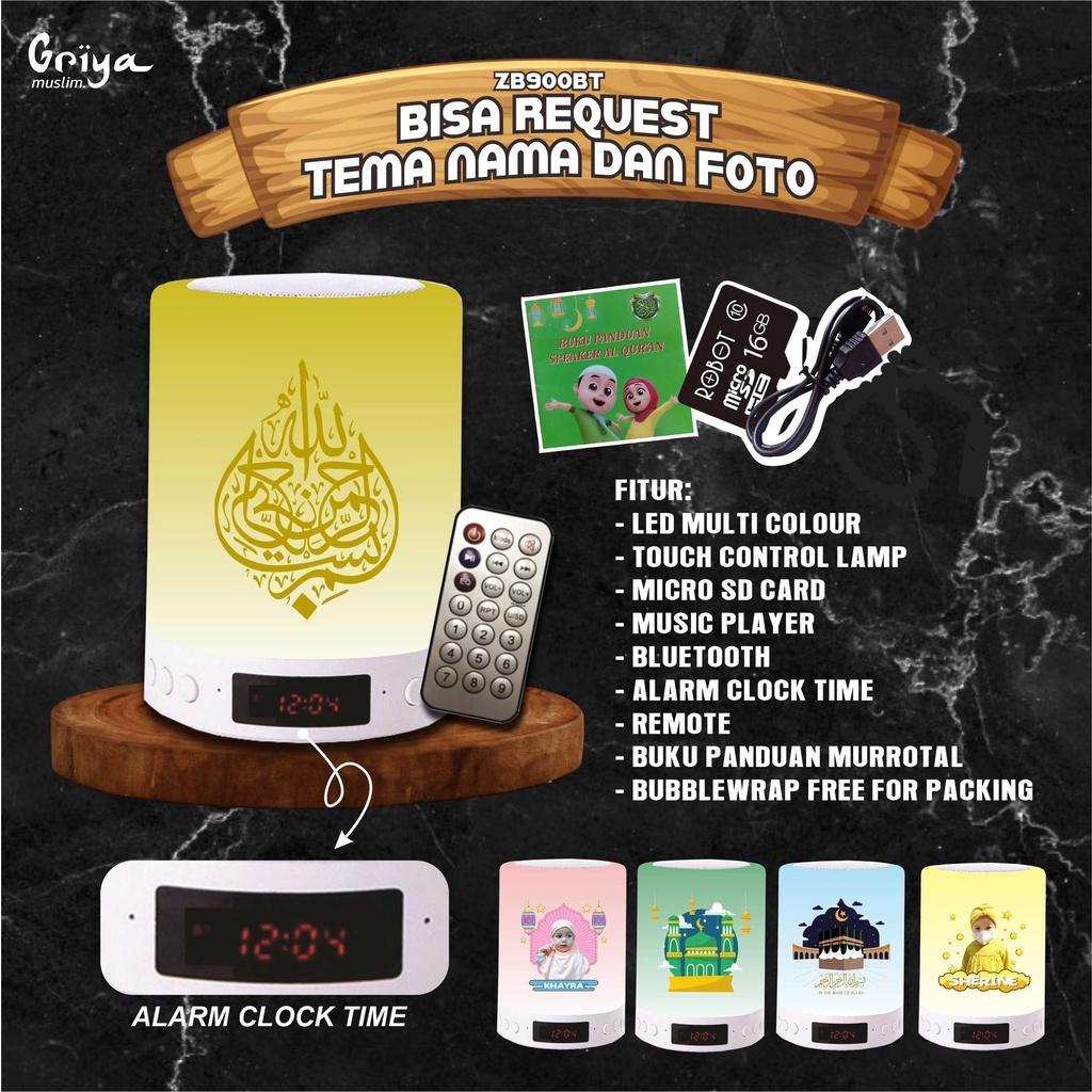 SPEAKER MURROTAL ALQURAN 30JUZ  LAMPU ZB900BT ZIBI TECH BLUETOOTH TERLENGKAP TERMURAH