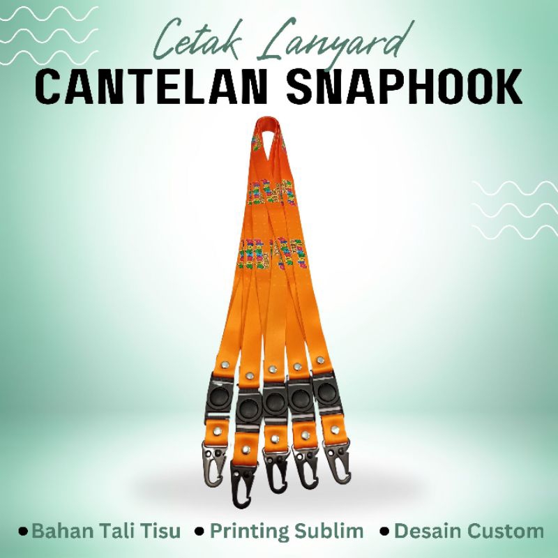 

RECOMMENDED LANYARD CANTELAN SNAPHOOK 2 CM 2 SISI FULL PRINTING SEMUA WARNA