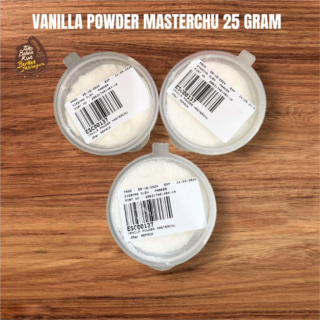 

VANILLA POWDER MASTERCHU 25 GR REPACK / BHAKING POWDER POWDER / 25 GRAM