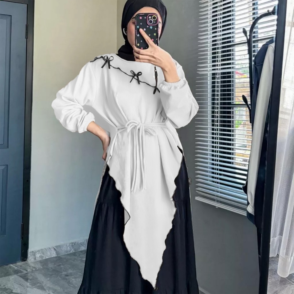 LYANA CRINKLE TUNIK / MIDI DRESS TUNIK / LEA STORE