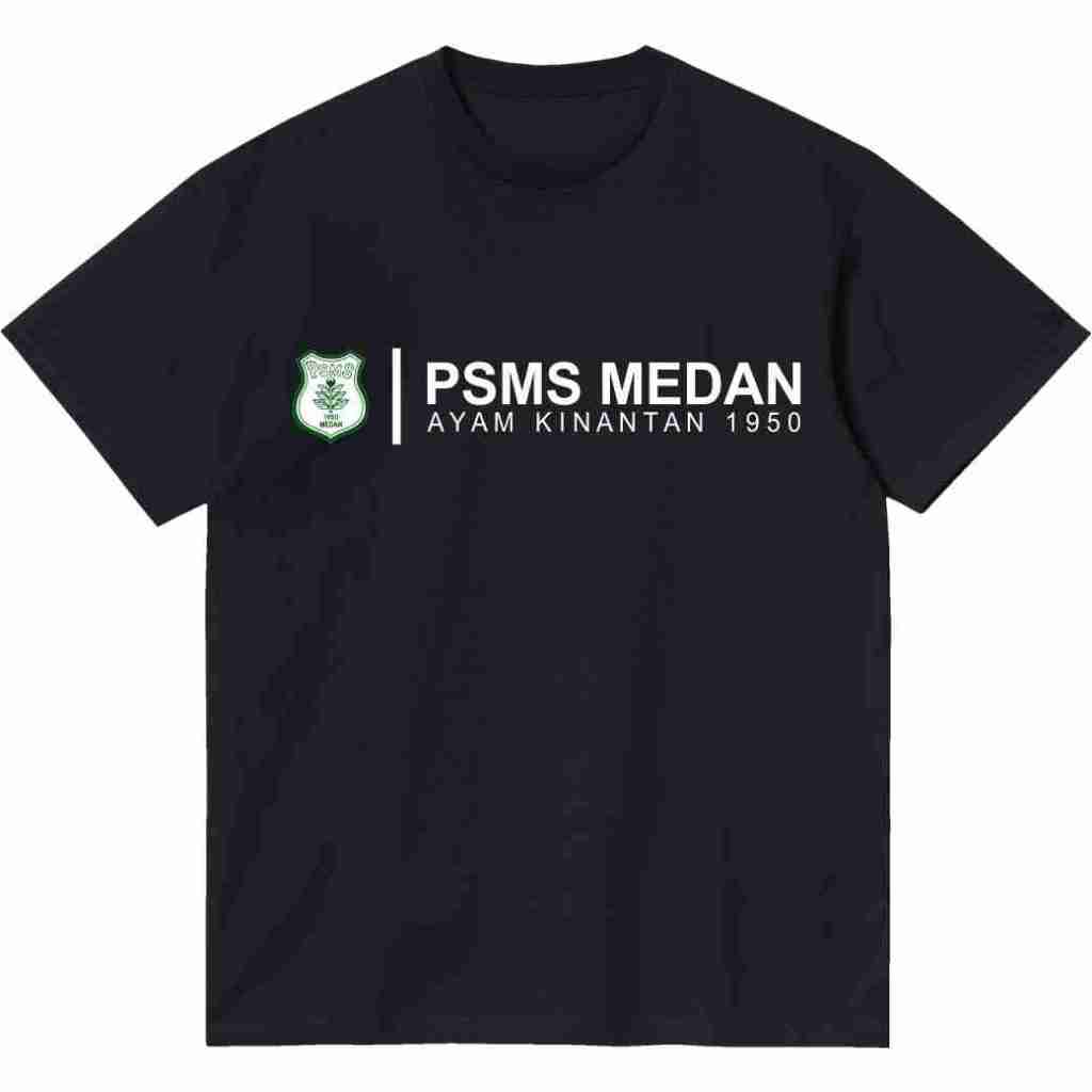 Kaos T-shirt Bola unisex premium PSMS MEDAN / kaos distro psms medan