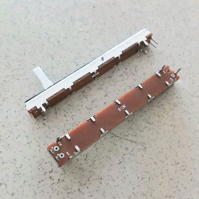 Potensio Geser 7,5cm Kaki 2-1 B10K Mono