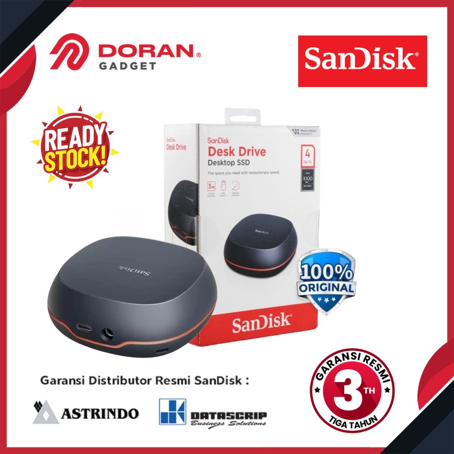 Portable SSD Desk Drive 4TB 8TB T40 Sandisk - Garansi Resmi