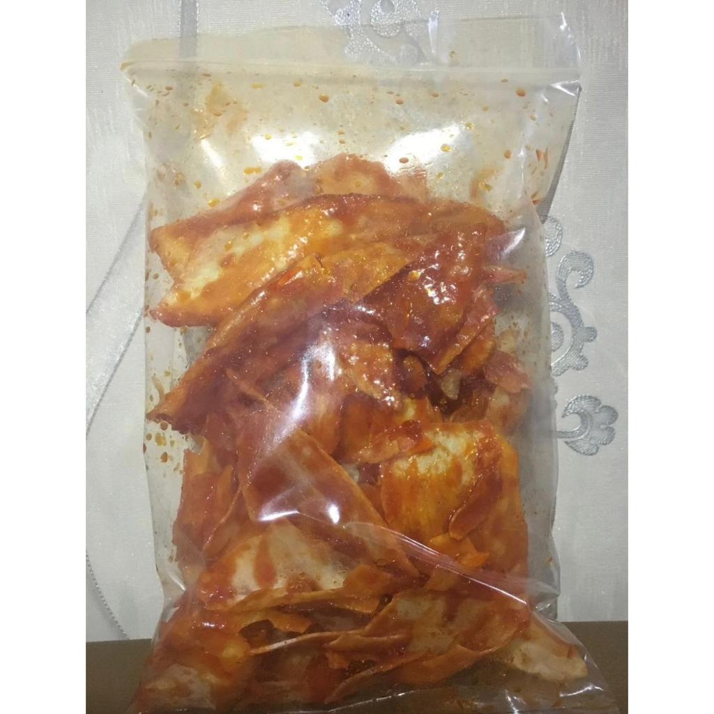 

kerupuk sanjay pedas perbungkus