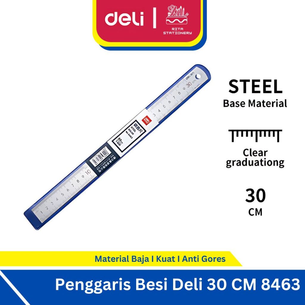 

Penggaris Besi Deli 30 CM 8463