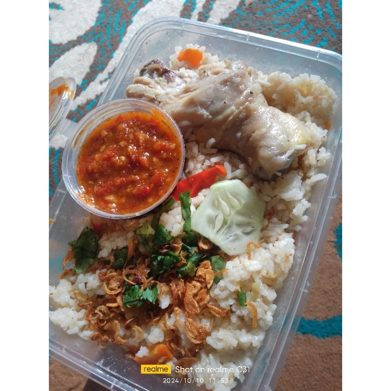 

nasi salek 1 porsi ready