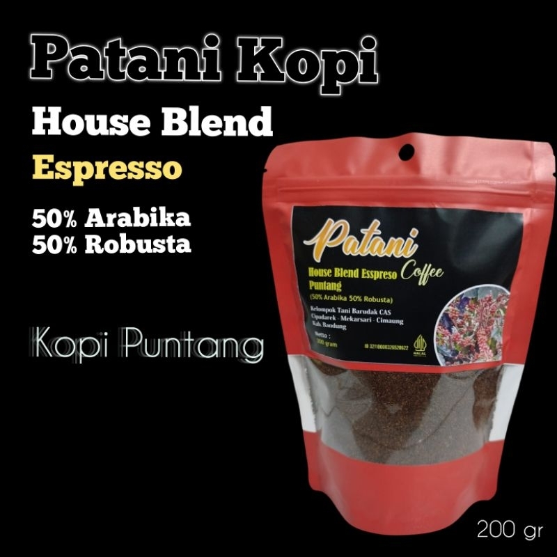 

House blend espresso arabika robusta 50:50