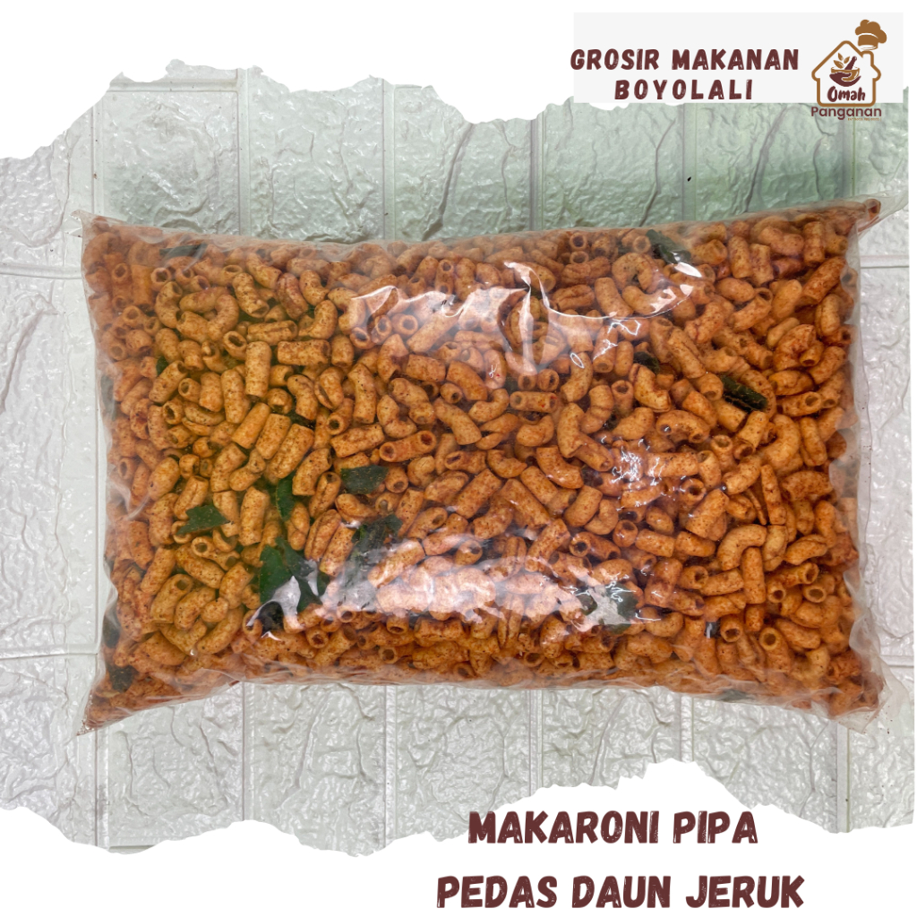 

Makaroni Bantat 1 Bal 1KG Jagung Manis Pedas Daun Jeruk