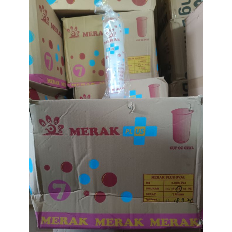 Pernakpernik_Candu [Karton] Cup 14Oz, 16Oz, 18Oz Dan 22Oz Oval 7 Gram Merak Isi 20 Slop (1000Pcs)
