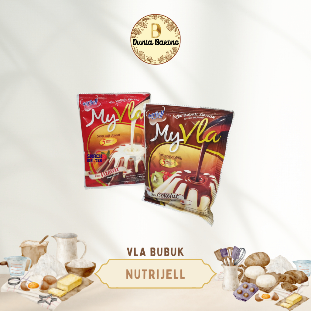 

Nutrijell my vla rasa coklat dan vanilla - Nutrijell my vla