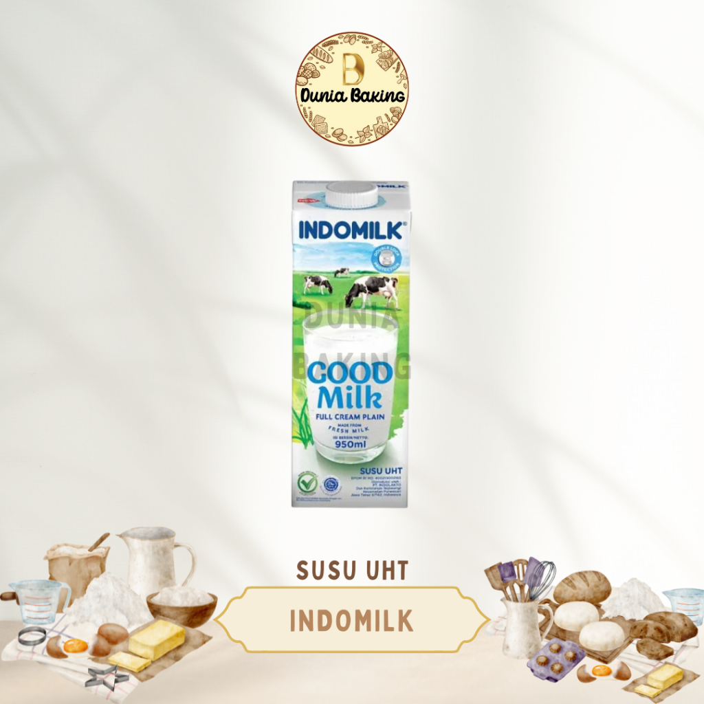 

UHT full cream Indomilk | Susu full cream indomilk 1ltr