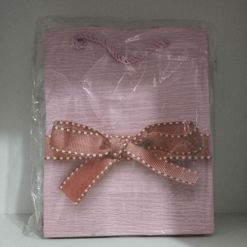 

paper bag pita pink ukuran s
