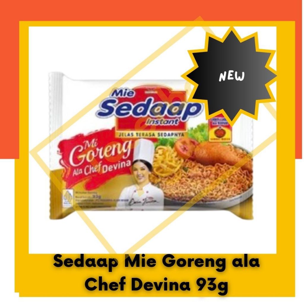 

Sedaap Mie Goreng Ala Chef Devina 93g Per Pcs Mie Instan