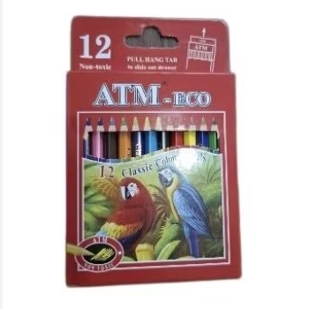 

PENSIL WARNA PENDEK 12 WARNA ATM-eco