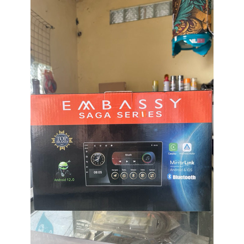 Headunit Android Embassy ram 6/128GB