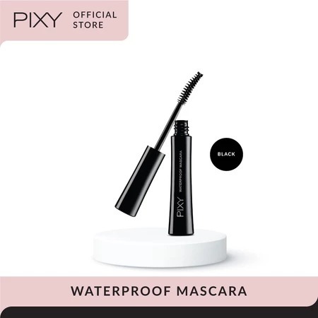 MFI - PIXY Mascara Black | Waterproof Mascara | Volume & Curl Mascara | Netto 7ml | Mascara Tahan Ai