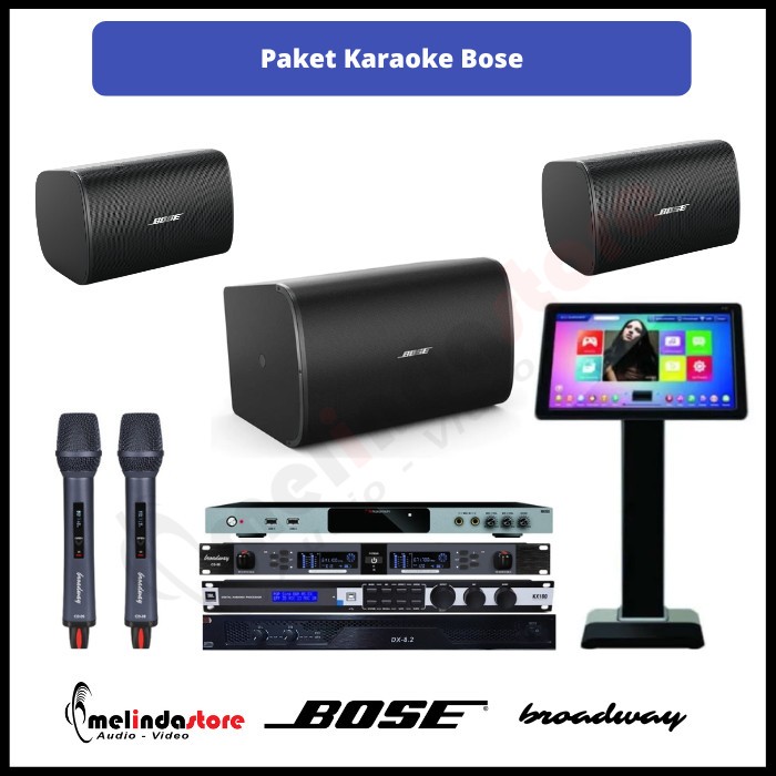 Paket Karaoke Speaker Bose DM6SE 6 inch