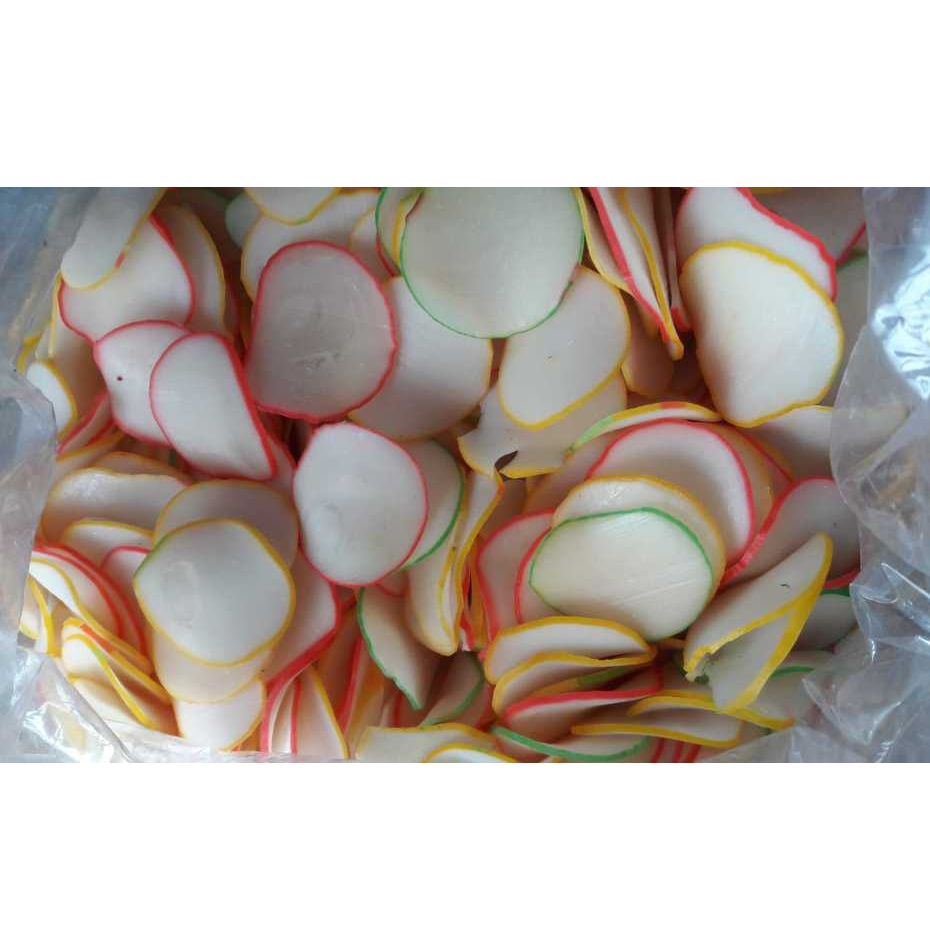 

Kerupuk bawang warna warni Cap Daun PLM 500gr