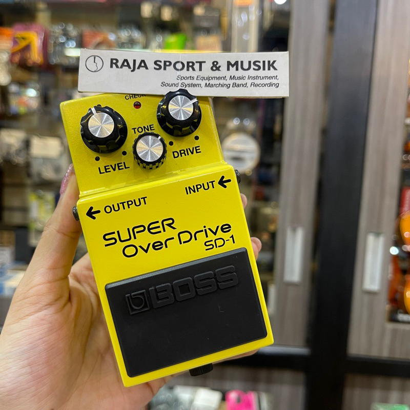 EFEK BOSS SUPER OVERDRIVE SD-1 ORIGINAL EFEK GITAR GUITAR PEDAL EFFECT