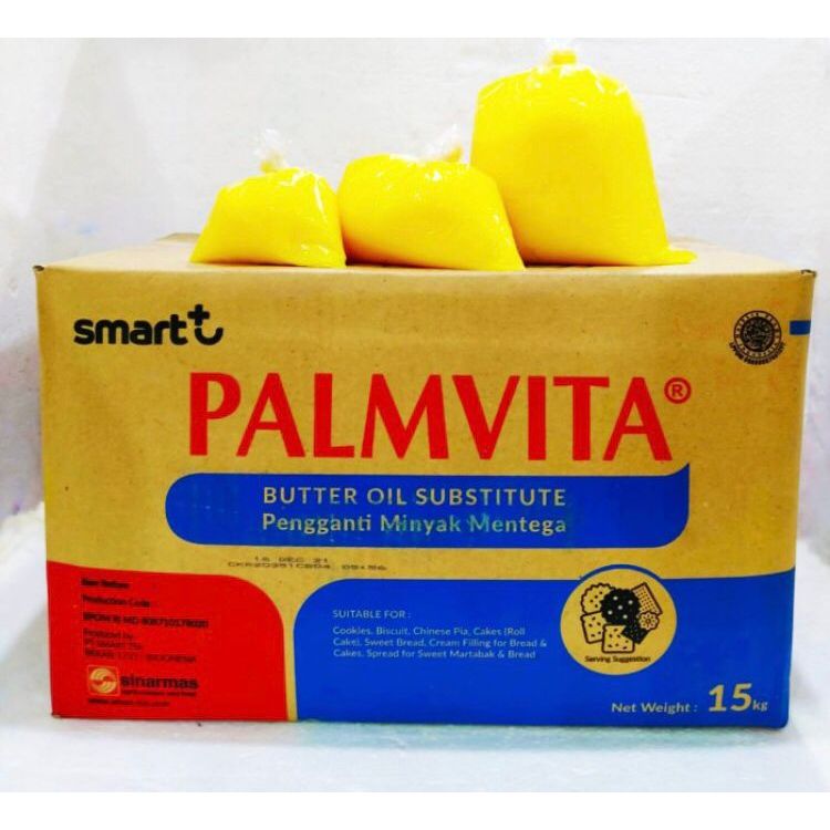 

PALMVITA BUTTER OIL SUBSTITUTE / BUTTER MARGARINE REPACK 500GR DAN 1KG