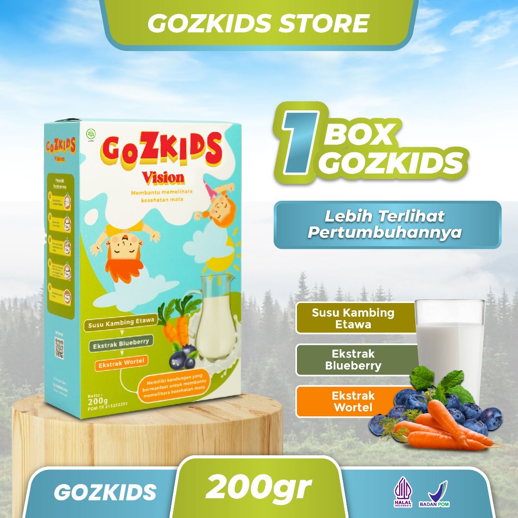 

Gozkids Susu Pertumbuhan Kesehatan Mata Anak Blueberry Milk