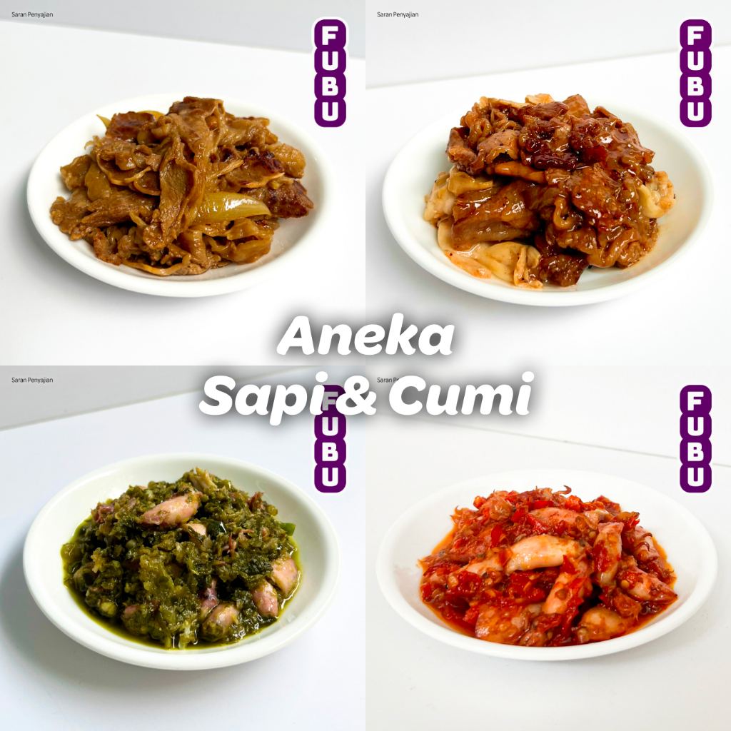 

KIRIM INSTAN Aneka Menu Lauk Sapi Yakiniku Blackpepper Beef Cumi Cabe Ijo Sambal Mercon Siap Saji