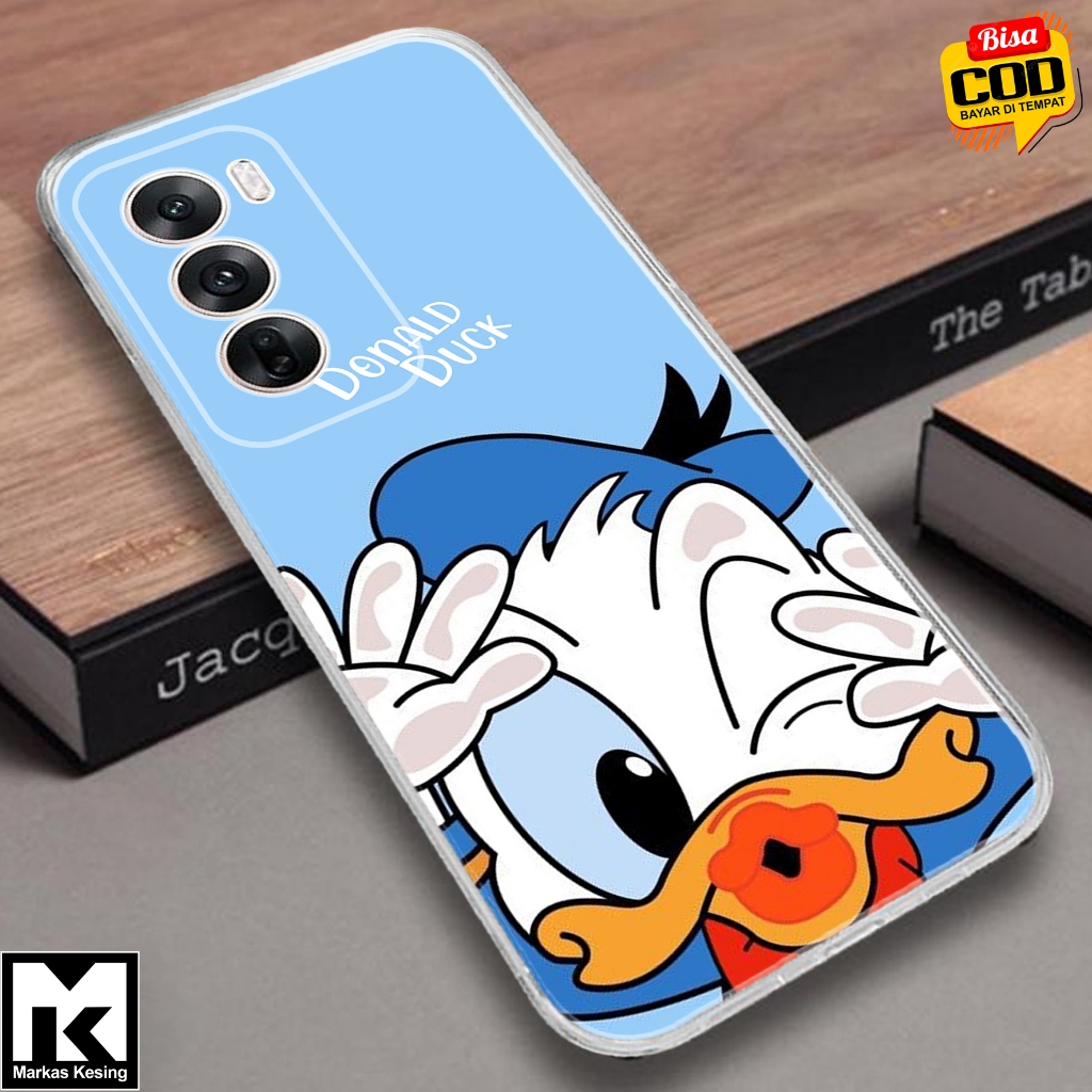 Softcase OPPO RENO 12 PRO 5G - Clear Case  MOTIF  ( DSNY ) - Anticrack - Case Bening - Softcase Hp -