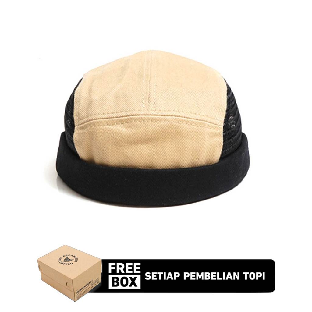 Breakside Miki Hat Zeko - Cream Topi Pria