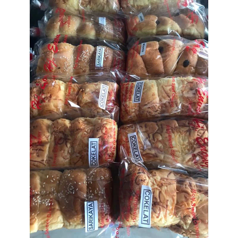 

Roti manis isi Hj enong all varian Free packing