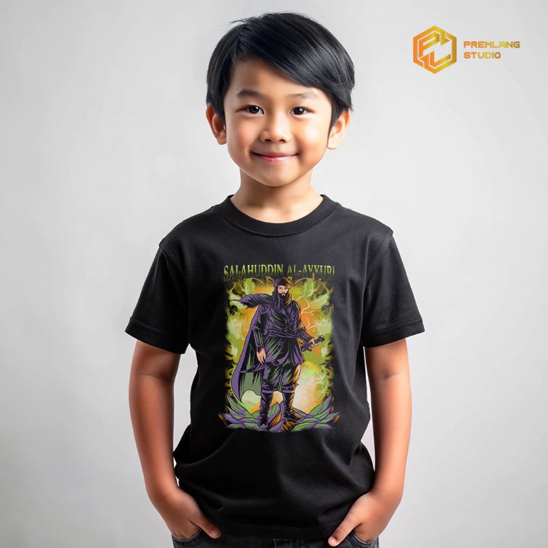 Premlang - Kaos Anak Tokoh Pejuang Muslim Salahuddin Al-Ayyubi