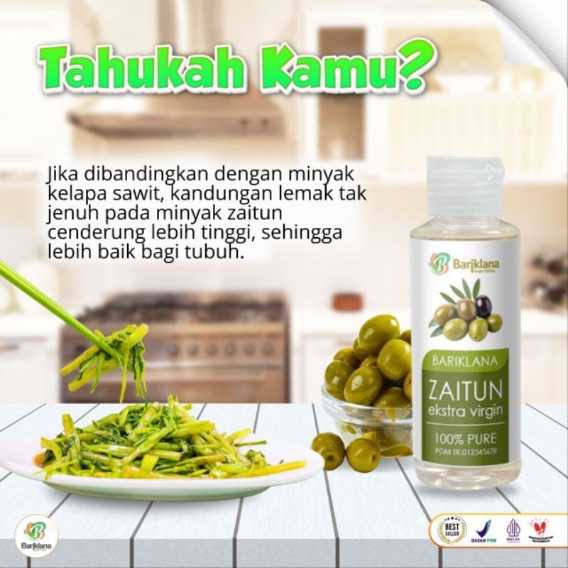

Minyak ZAITUN EXTRA Virgin Olive Oil BARIKLANA 100 ml
