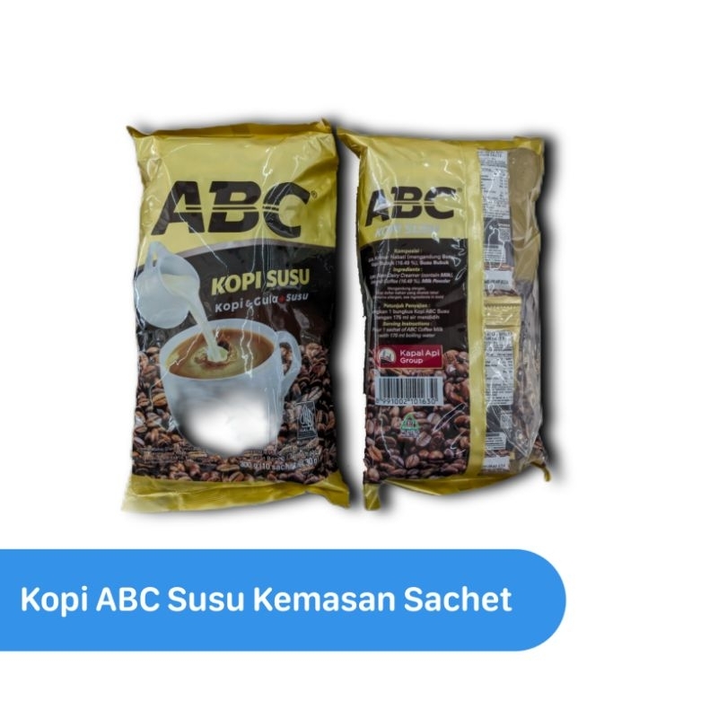 

Kopi ABC Susu Kemasan Sachet Isi 10x31g