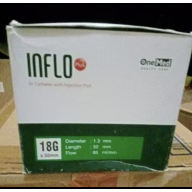 inflo plus 18/20/22/24g / inflo plus onemed / box