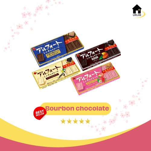 

Bourbon Alfort Mini Biskuit Coklat Jepang Japan Cemilan Impor 59gr