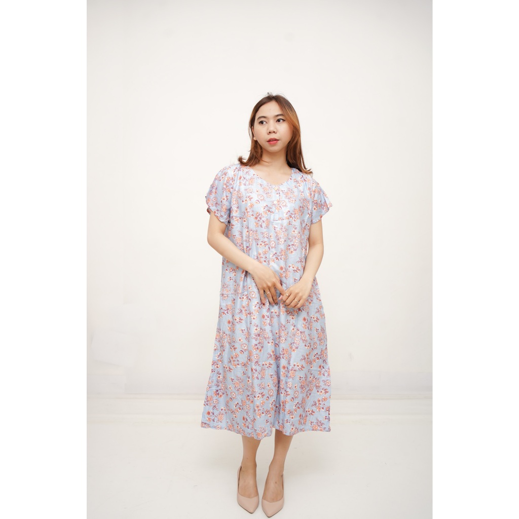 Kirana - Daster / Motif Bunga / Daily Dress / Daster Kekinian