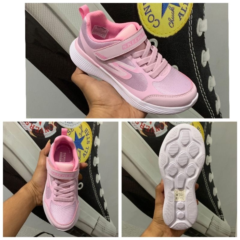 Sepatu Skechers Anak Perempuan (Pink) Original