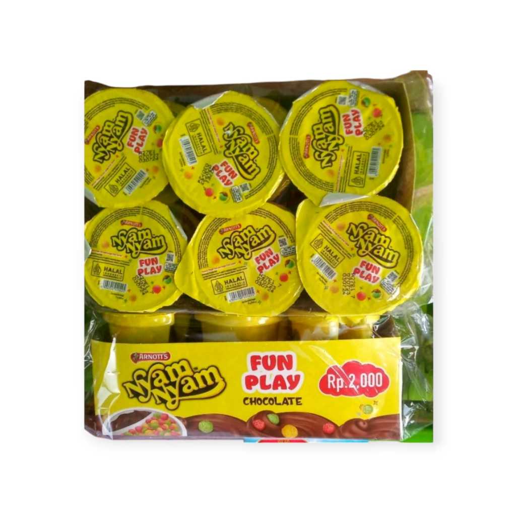 

NYAM NYAM FUN PLAY CHOCALATE ISI 12PCS