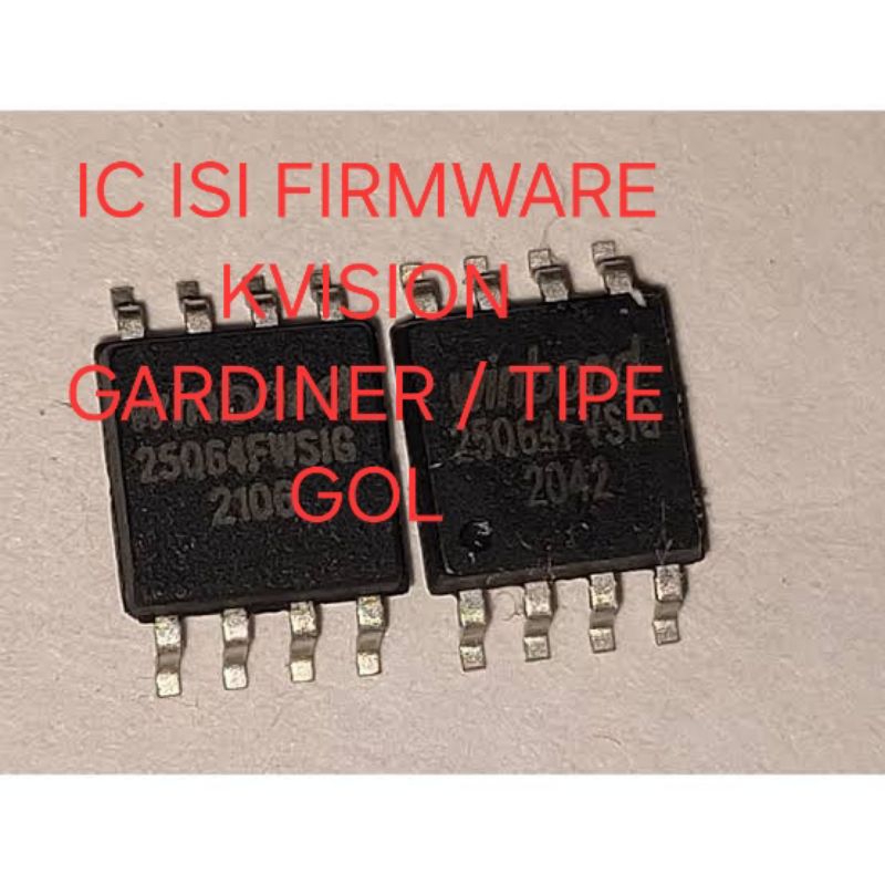 IC EPROM / FLASH UNTUK KVISION GARDINER / GOL UNTUK MENGATASI MATA MERAH ATAU EROR STB ID