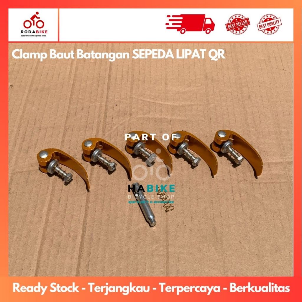 Kuncian Sepeda Lipat Baut QR Frame Lock Sepeda Lipat Allumunium QR FRAME Kuncian Sepeda LIpat