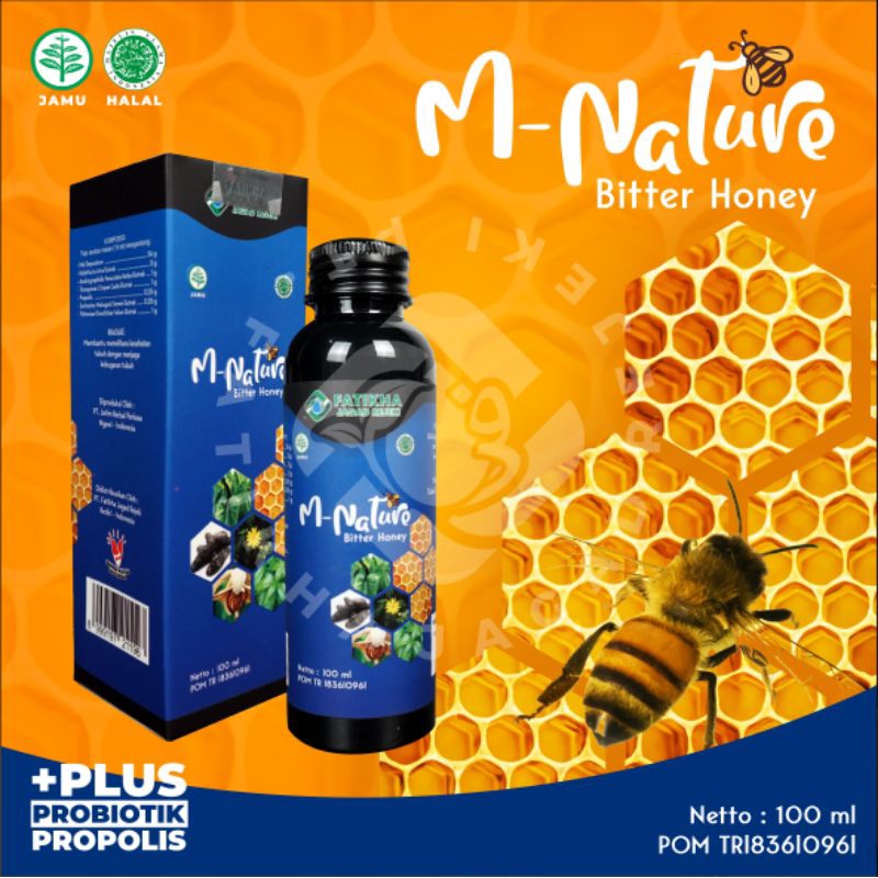 M-NATURE 100% ASLI Madu Hitam Pahit