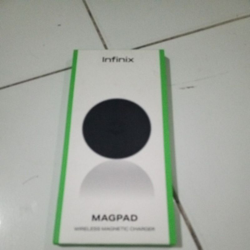 infinix magpad wireless magnetic charger ori asli