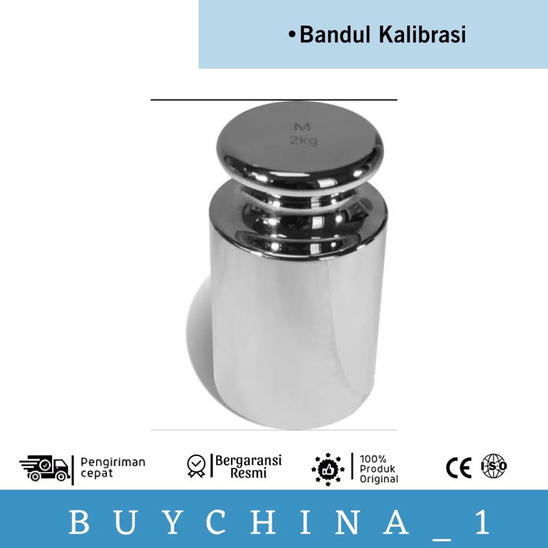 5kg Bandul Kalibrasi Calibration 5 Kg Timbangan Anak Batu 5000g Lab